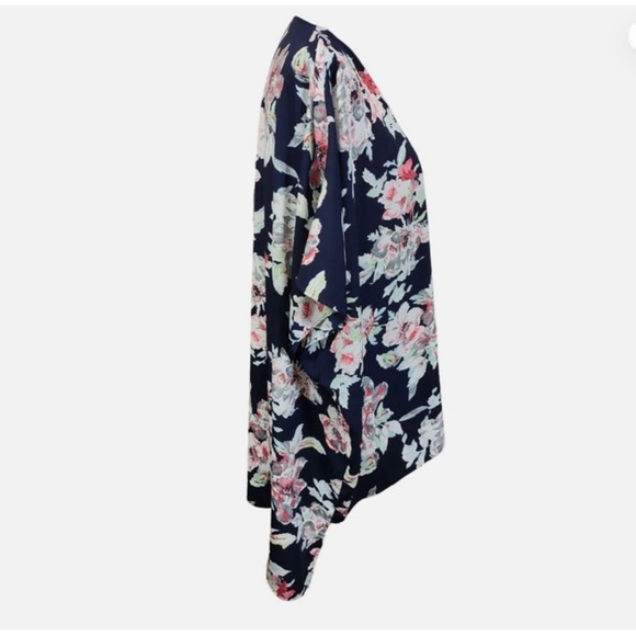 Floral Boho Kimono Duster Cardigan, Oversized, NWOT - Picture 2 of 4